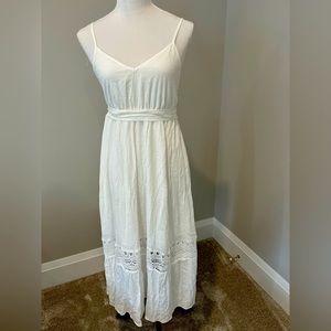 Bohemian maxi maternity dress